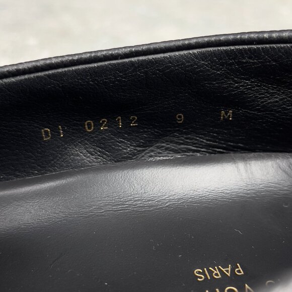 Louis Vuitton Estate Loafer Black Grain Leather 9 LV or 10 US or 43 EUR - Picture 11 of 12